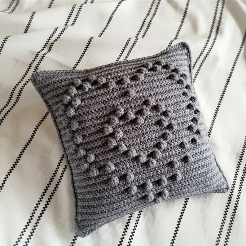 Crochet pillow cover pattern diy home decor pdf pattern Etsy