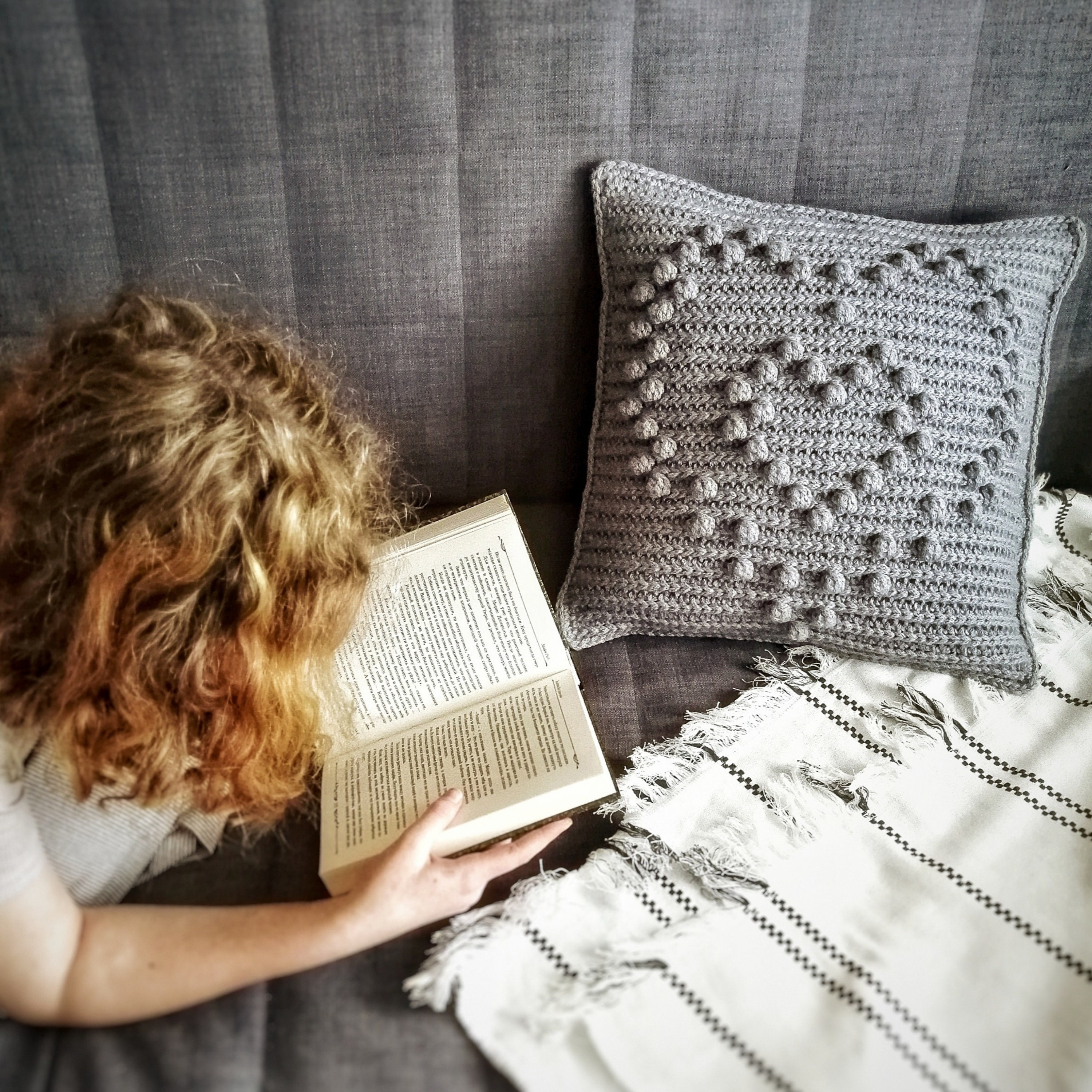 Crochet pillow cover pattern diy home decor pdf pattern Etsy