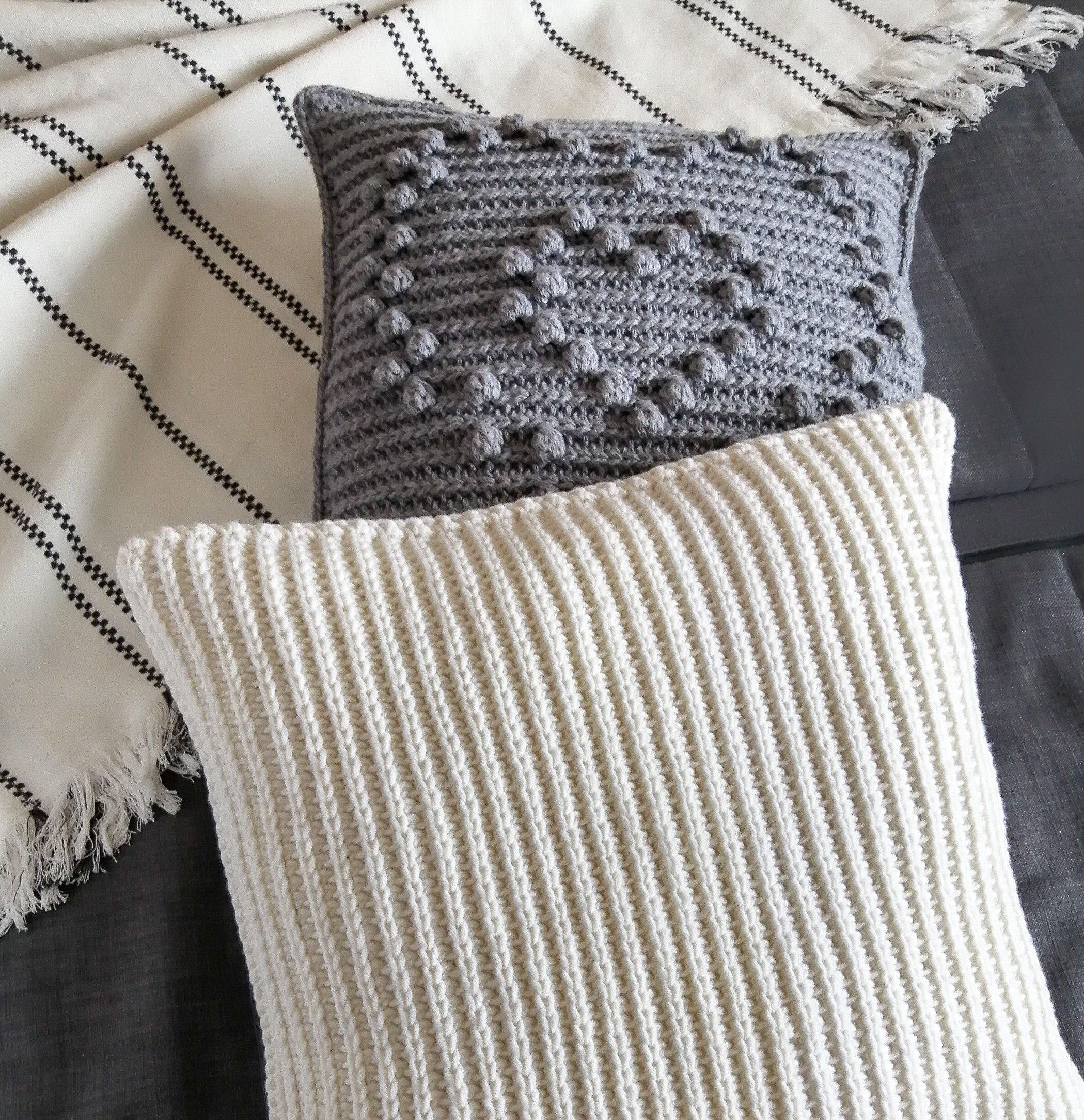Crochet pillow cover pattern diy home decor pdf pattern Etsy