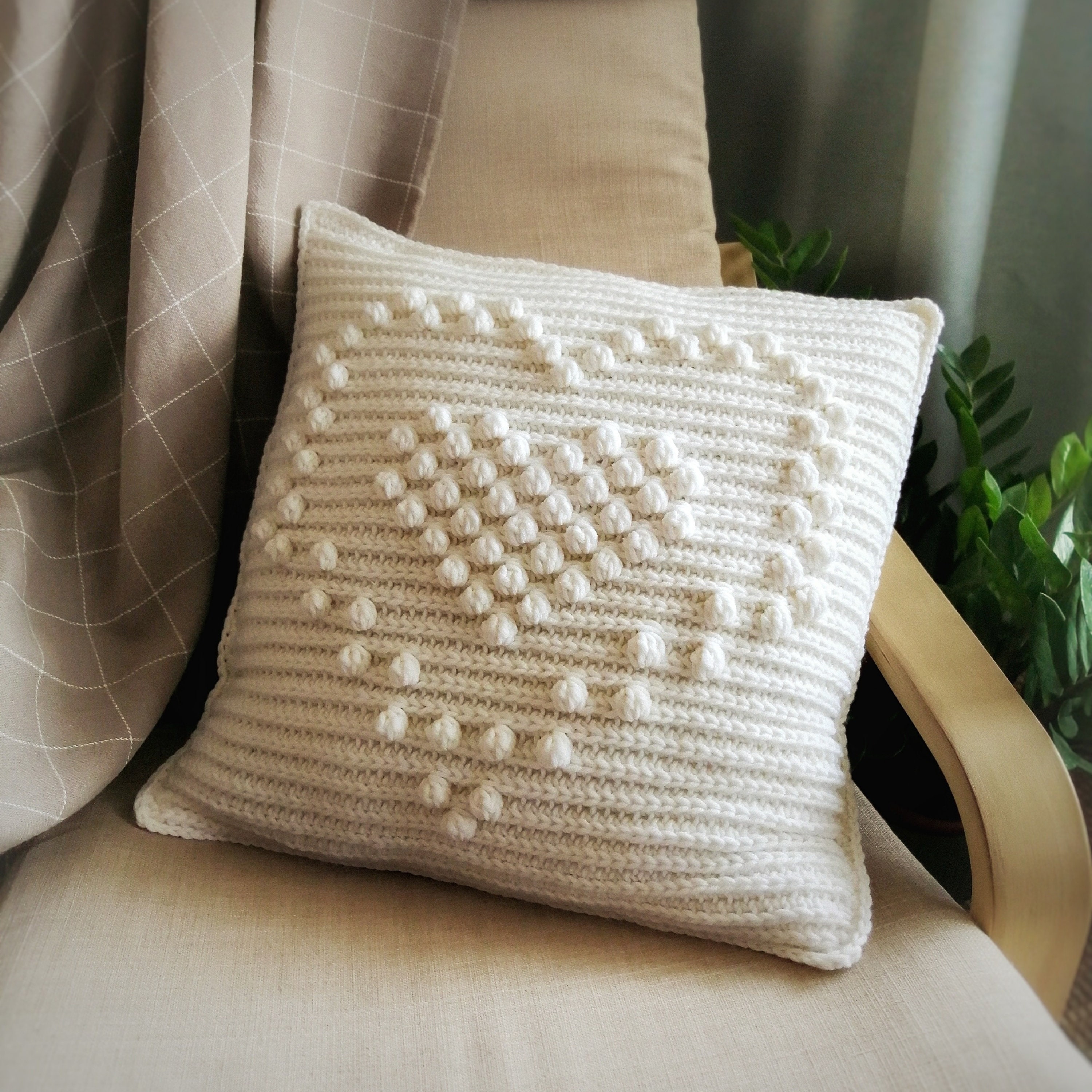 Crochet pillow cover pattern diy home decor pdf pattern Etsy