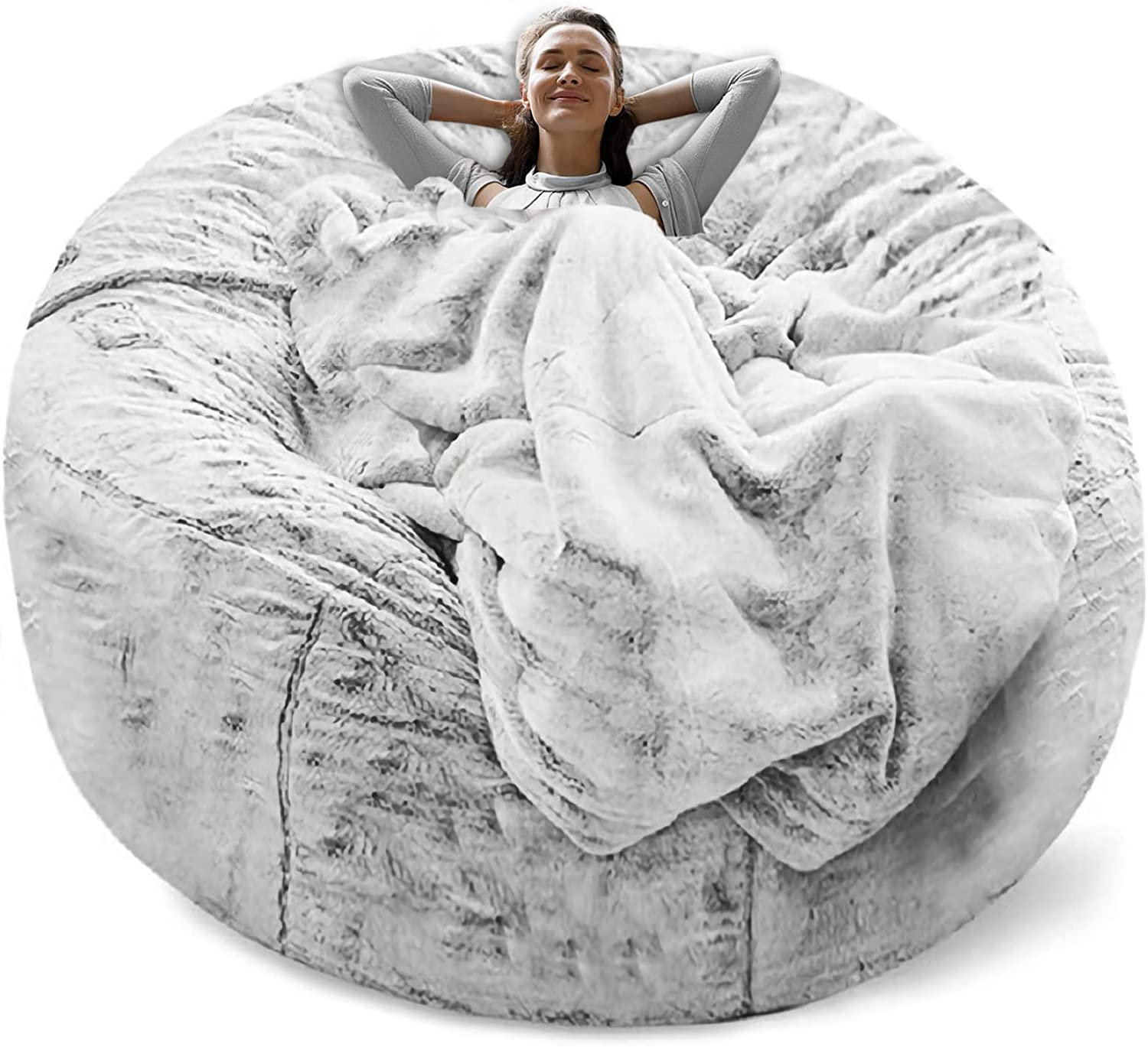 Big Joe Roma Bean Bag Chair, Smartmax 3ft, Moonstone Tessellation - Walmart .com