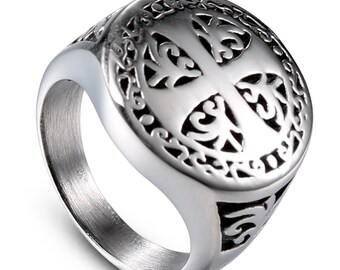 Ring keltischer Knoten Kelten Schmuck Celtic Biker Gothic Edelstahlring 49EM625 Ring keltischer Knoten Kelten Schmuck Celtic Biker Gothic Edelstahlring 49EM625