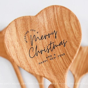 Custom Wooden Love Welsh Spoons Christmas Gifts for Loved Ones, Personalized Kitchen Utensils for Festive Cooking and Holiday Gifting