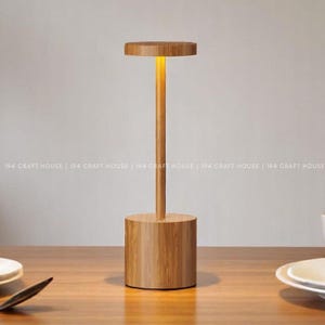 Rechargeable Cordless Table Lamp for Home Use Patio Outdoor Restaurant Cafe Bar, Dimmable LED Desk Light