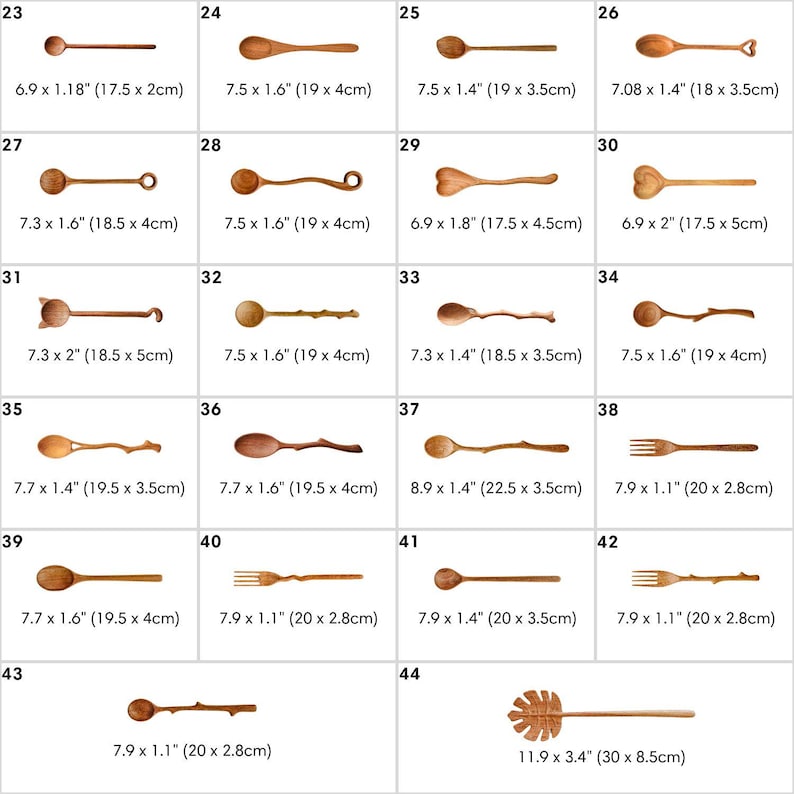 Cuchara de madera con tenedor, regalos personalizados para mamá, papá, amigo, empresa, cumpleaños, compromiso, boda, aniversario, novia. imagen 3
