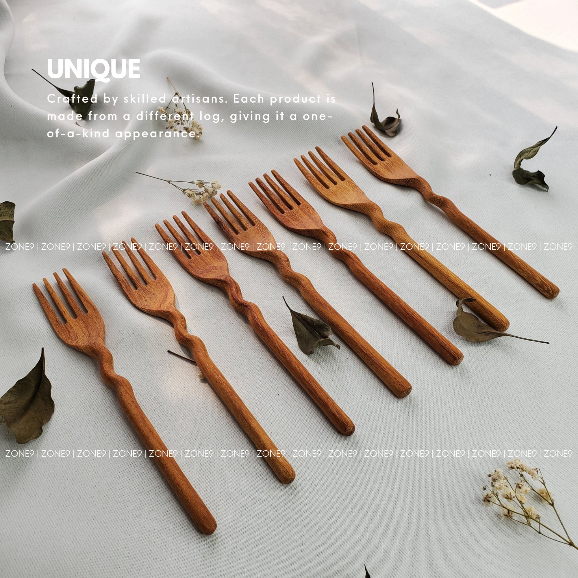 Wooden Pasta Fork Wood Spaghetti Forks Ramen Spoon Wooden Etsy