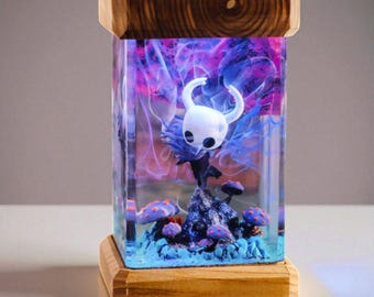 Custom Epoxy Night Light Resin Lamp: Anime-Inspired Gift for Him Anime Lovers Gamers