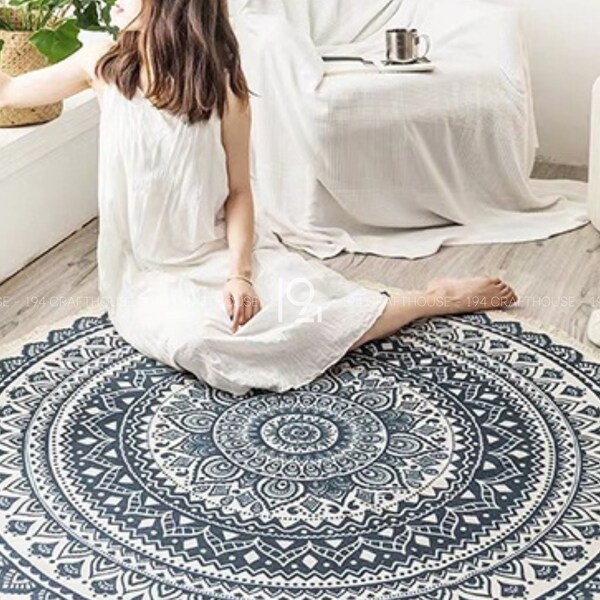 Round Yoga Mat Etsy