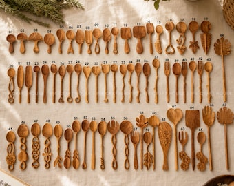Wooden Spoon Fork Personalized Gifts for Mom Dad Friend Corporate, Birthday Engagement Wedding Anniversary Bridal
