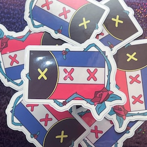 L&#39;manburg Flag Waterproof Dream SMP Sticker