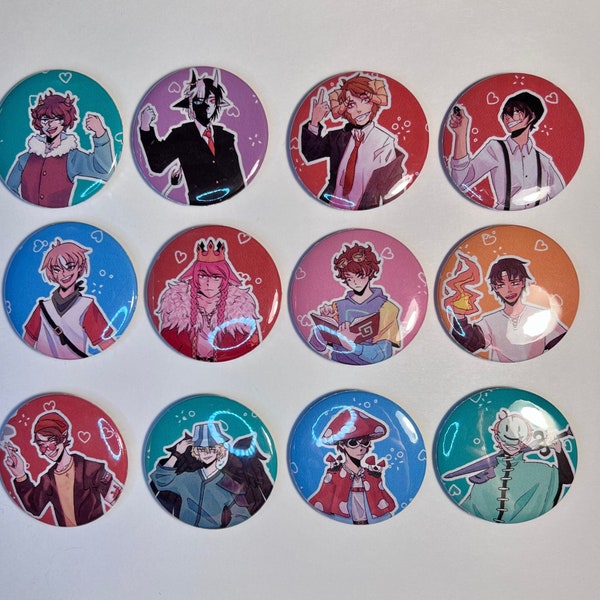 Dream SMP Buttons 1.5 inch