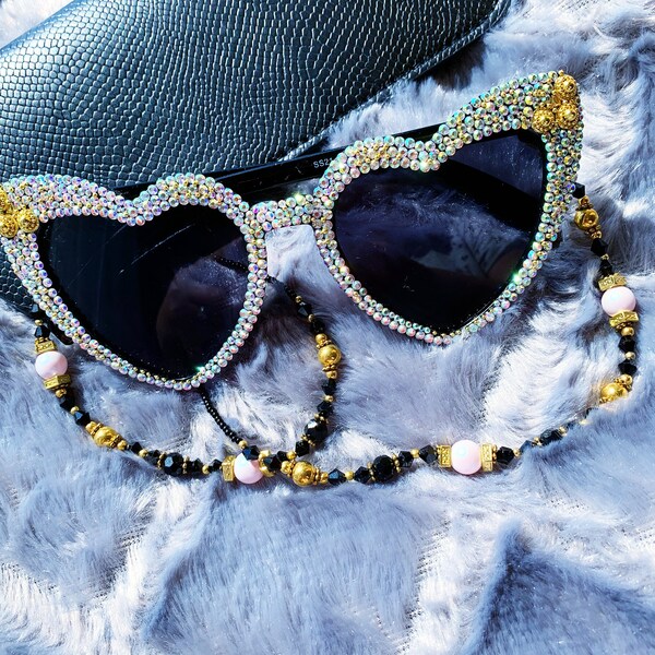 Jeweled Sunglasses Etsy