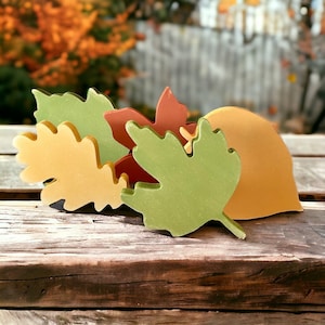 Fall/Autumn Wood Maple Leaf Fall/Autumn Shelf Sitter - Rustic Fall Table/Mantle/Thanksgiving/Autumn Décor