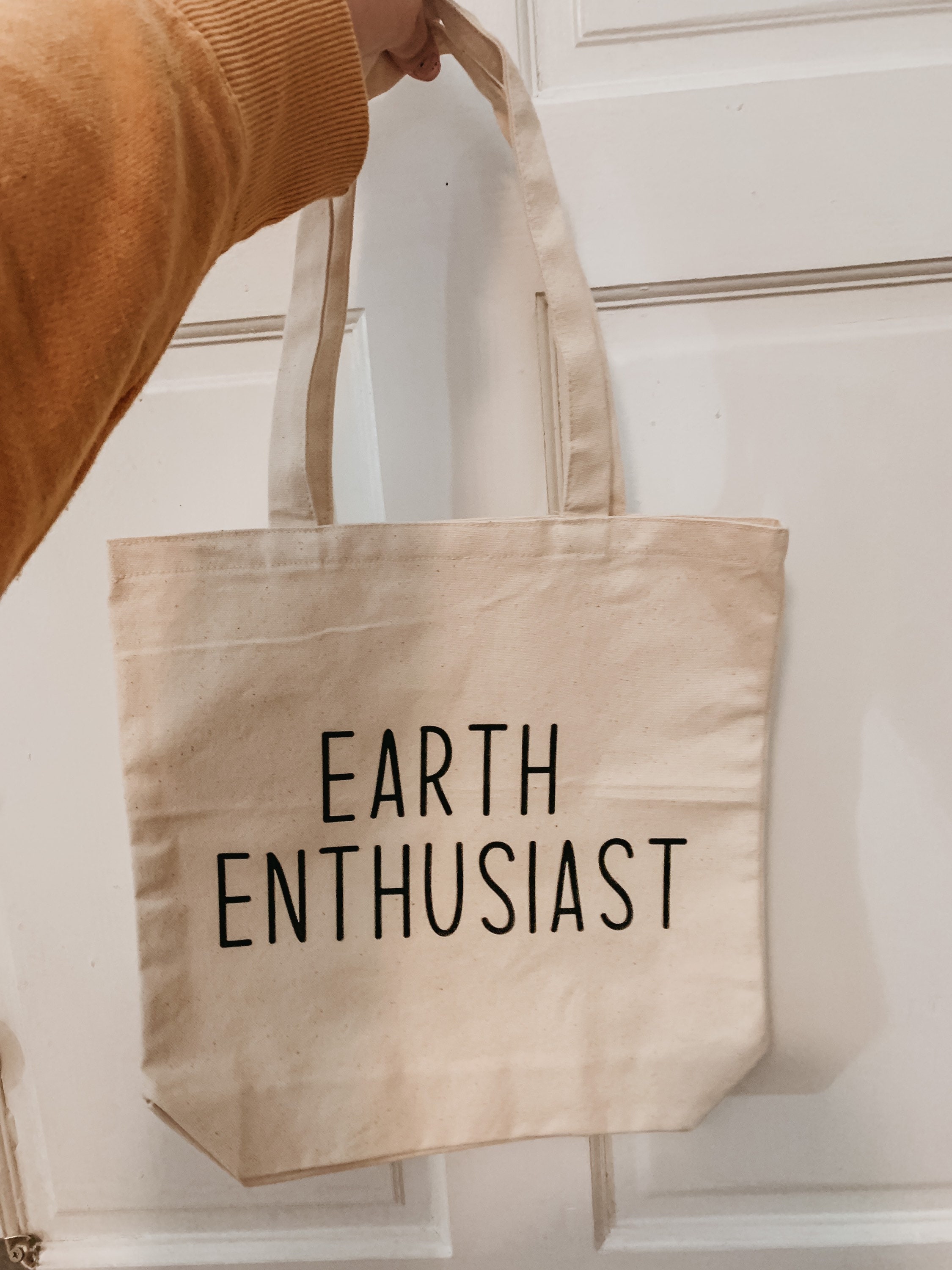 Earth Enthusiast Canvas Tote tote bag carryall raise | Etsy