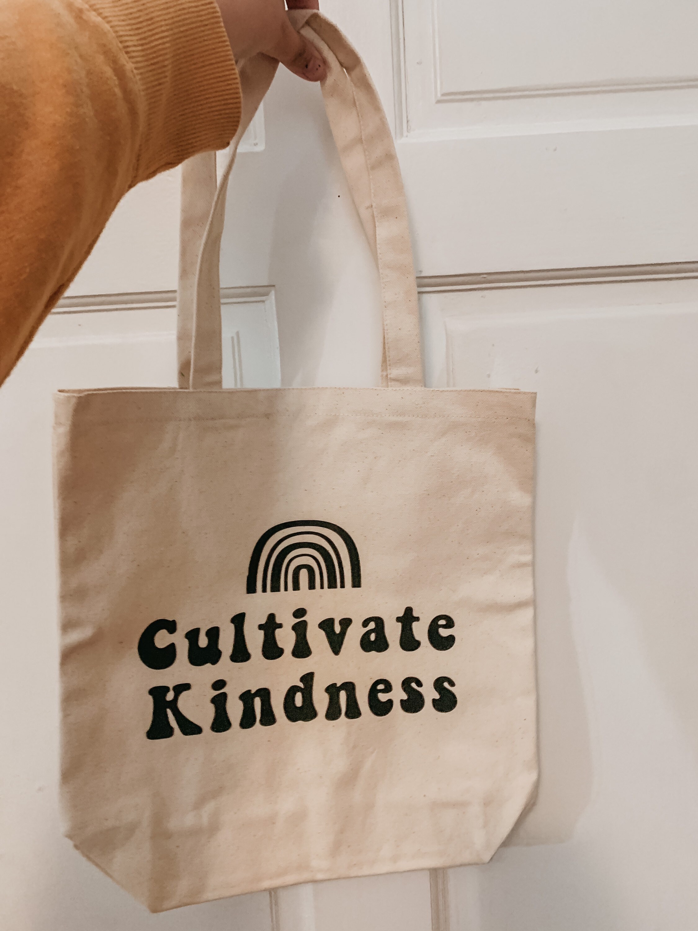 Cultivate Kindness Canvas Tote tote bag carryall raise | Etsy