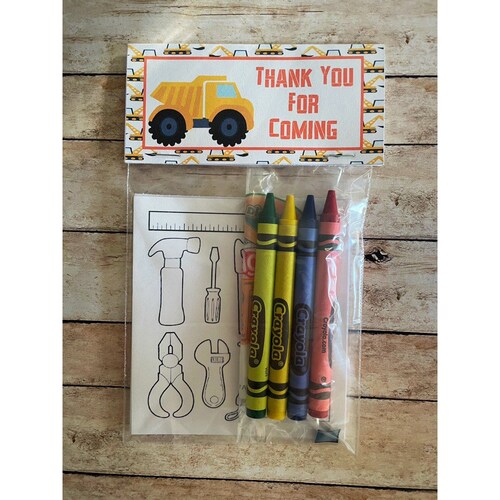 Construction Birthday Party Tool Box Favor Box Treats Etsy