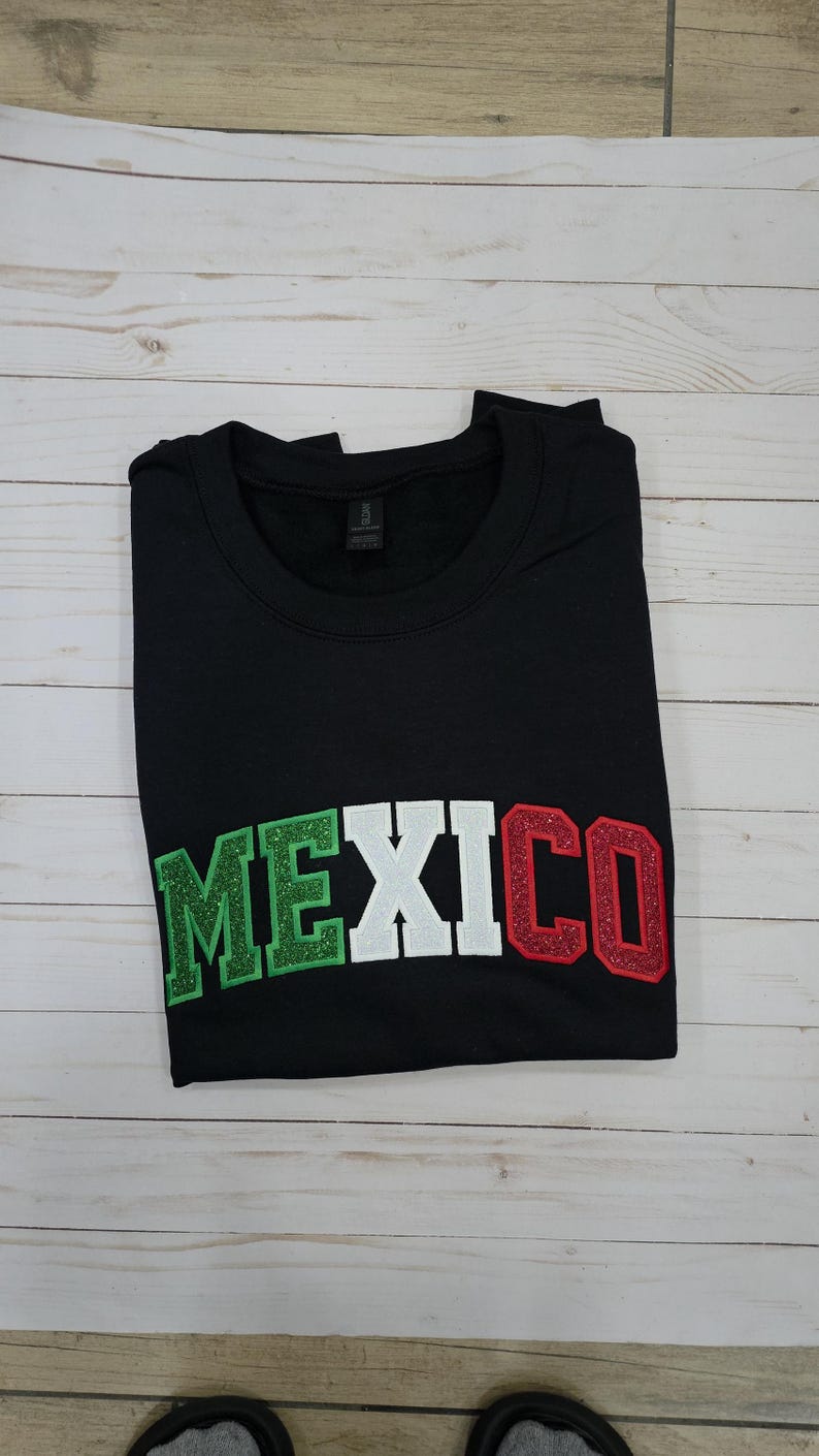 Mexico Embroidery Sweatshirt, Mexico Sueter Bordado, Mexican Embroidery Sweater image 10