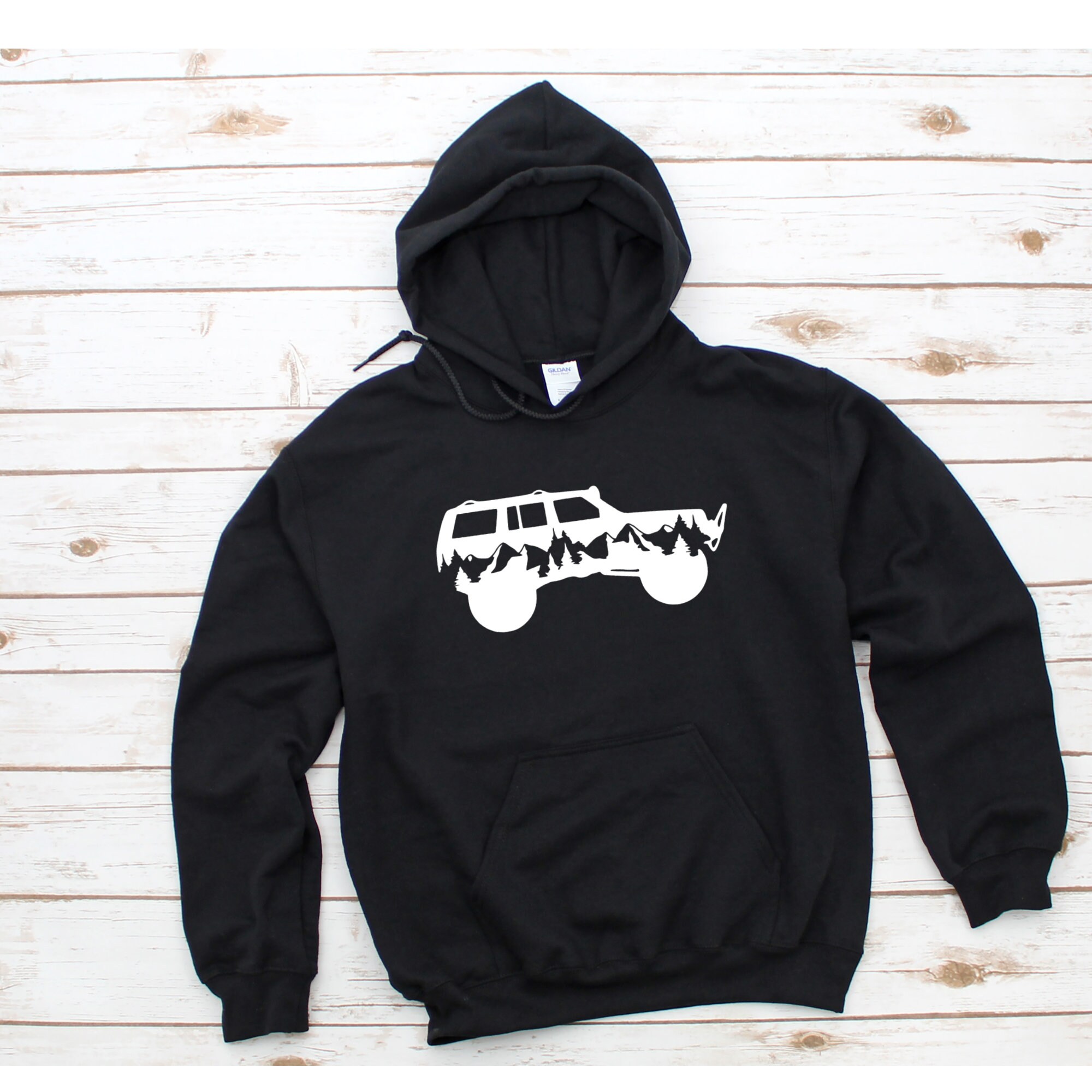 4X4 Cherokee Inspired Hoodie, 4X4 Cherokee Hoodie - Etsy