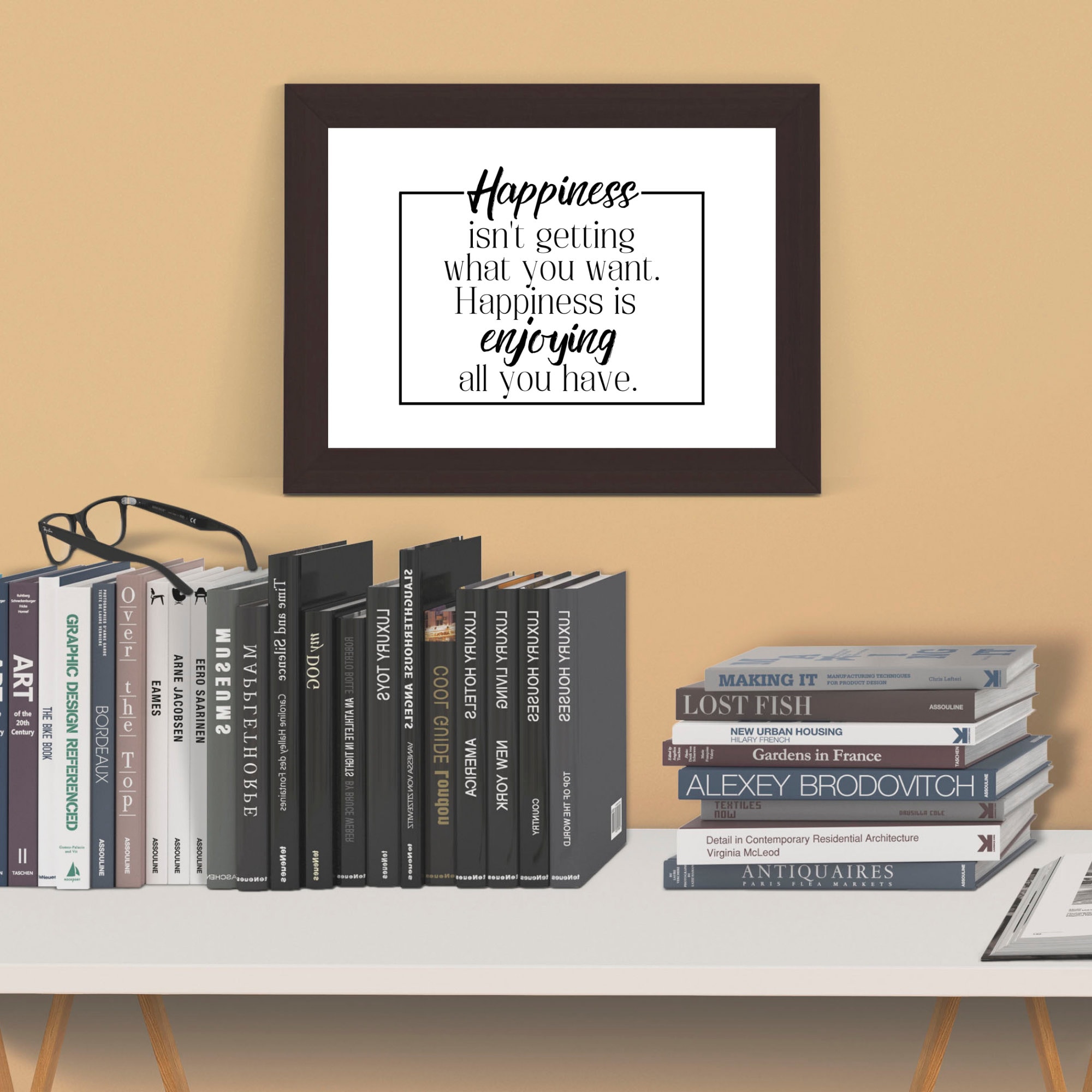 Happiness Quote Wall Art | Digital Print | Inspiring Home Decoration ...