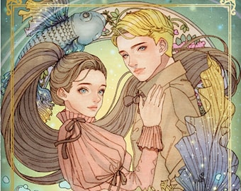 You Are My Star Coloring Book - Kim Star's  Love Fantasy -  Illustrations Coloring Book - Korean Coloring Book