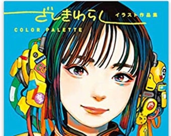 Color Palette - Zashiwarashi Illustration Works Book Review - Halcyon  Realms - Art Book Reviews - Anime, Manga, Film, Photography