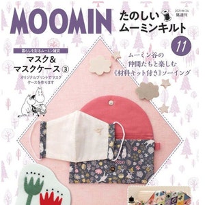 Fun Moomin Quilt No. 11 (With kit)- Japanese Craft Book