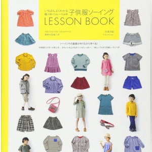 Yuuki Katagai Pattern label children's clothing sewing Lesson Book - Japanese sewing pattern Book
