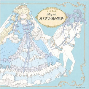 Märchen - Japanische Malbuch Illustration
