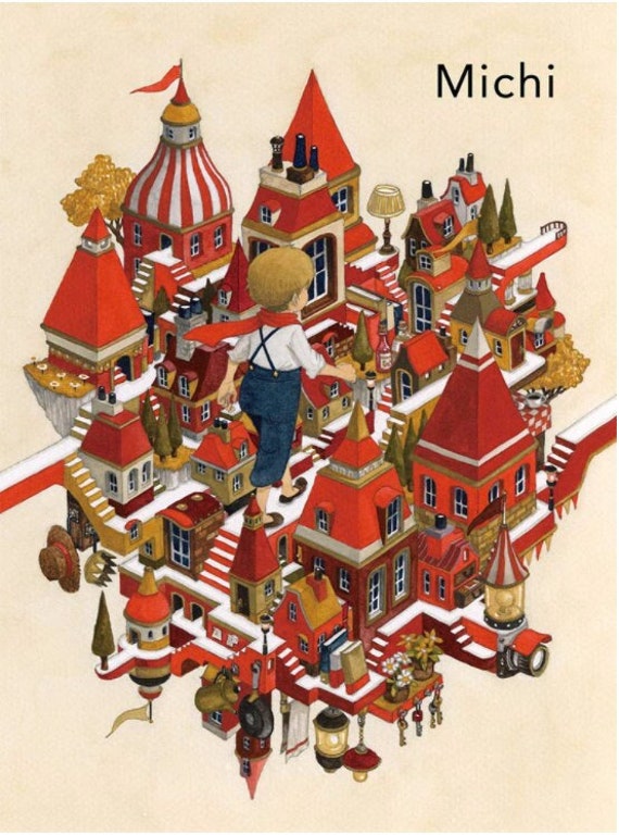 絵画 Michi junaida LIMITED EDITION ART PRINT Junaida Michi - Japanese Artwork / Illustration - Etsy