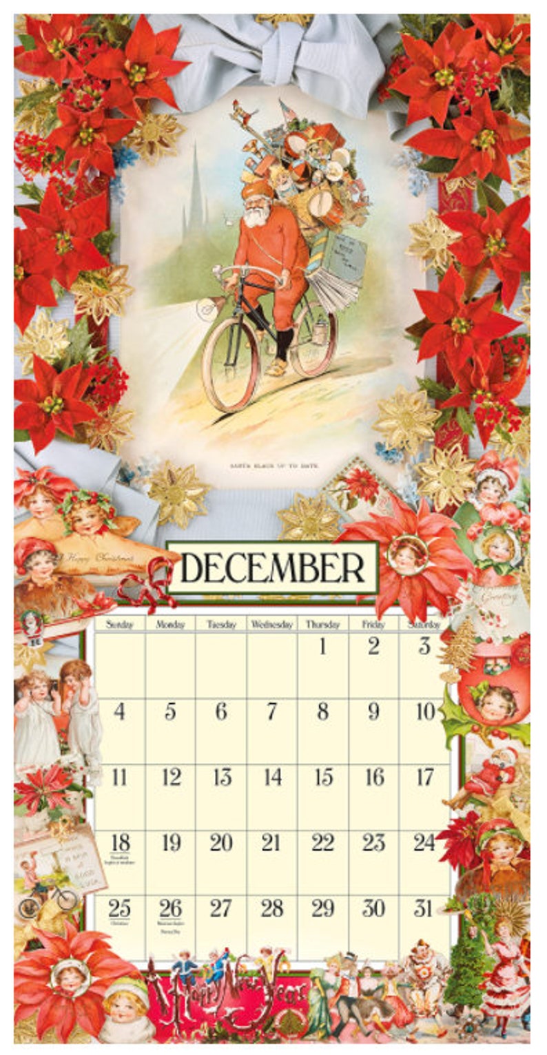 Cynthia Harts Victoriana Calendar 2022 Wall Hanging | Etsy