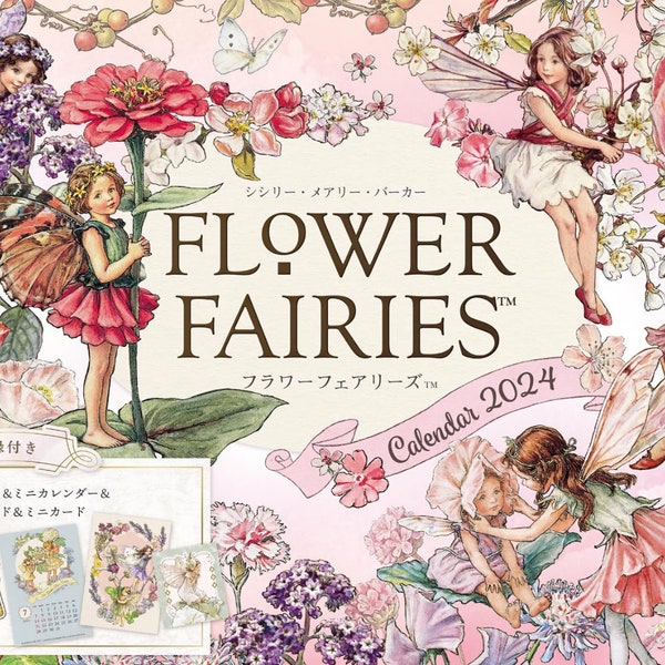 NEU! Cicely Mary Barker FLOWER FAIRIES Kalender 2024 - Wandbehang