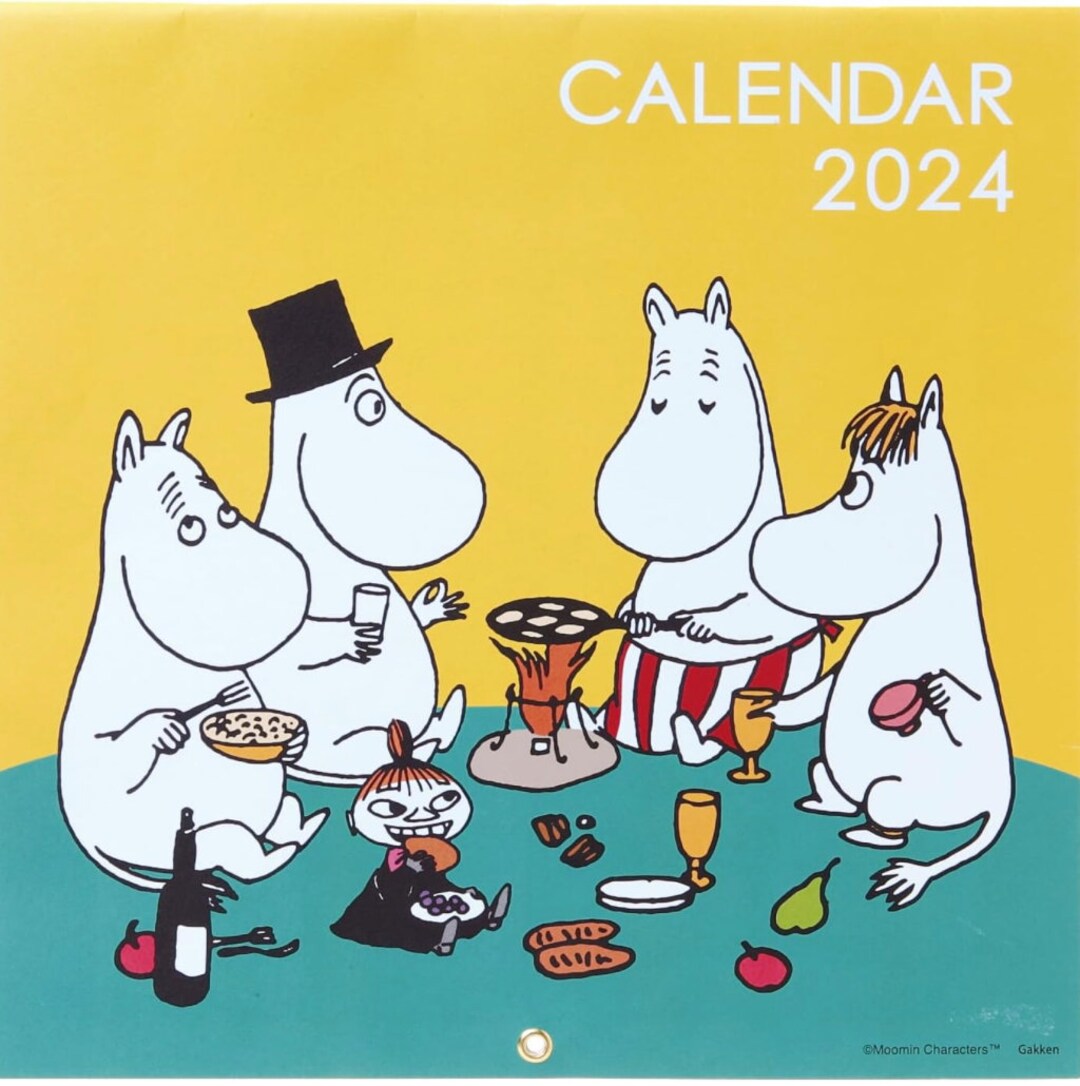 Stayful Moomin 2024 Calendar Wall Mounted Square Etsy