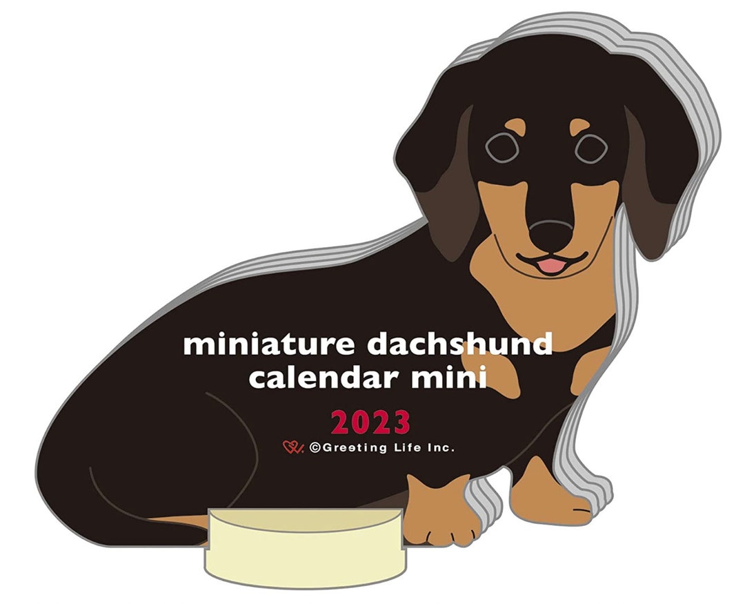 2023 Calendar Animal Diecut Calendar Mini Desktop Etsy