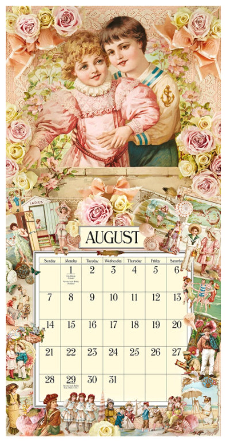 Cynthia Harts Victoriana Calendar 2022 Wall Hanging | Etsy