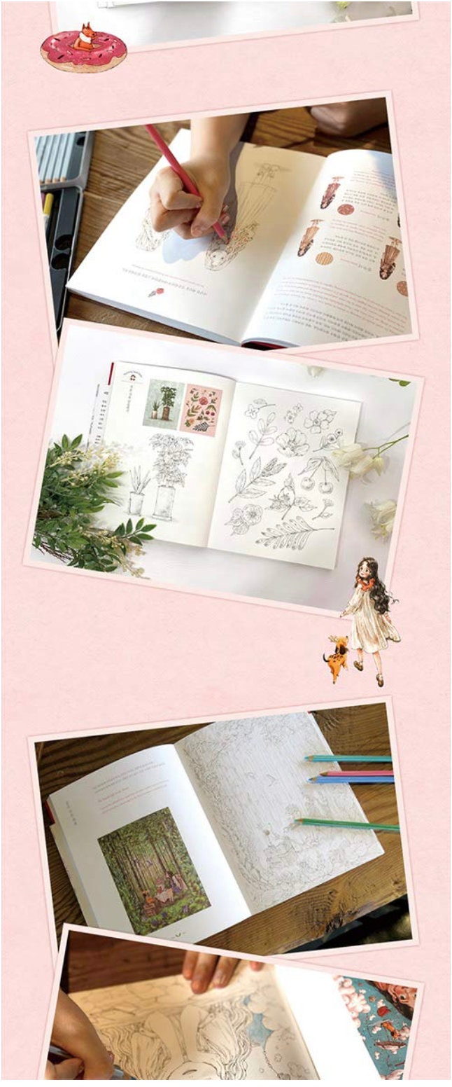 Aeppol Coloring Book Moments Wholly for Yourself Forest-time - Etsy