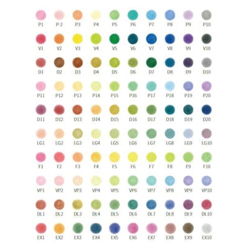 Tombow CI-RSA36C Color Dictionary Irojiten 36 Color Pencils Select Set BBG
