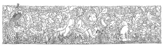 Livre de coloriage adulte Art - William Morris