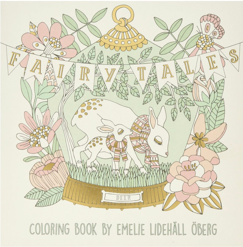 Emelie Lidehall Oberg Fairy Tales Colouring Books English image 1