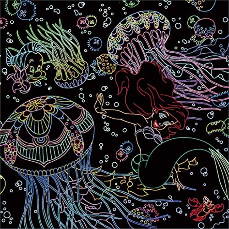 Disney Scratch Art Top Collection 10 Japanese Scratch Art W/ - Etsy