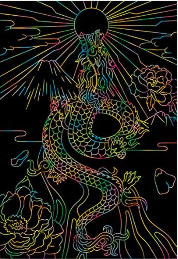 Paradise of Flowers and Animals by Kayo Horaguchi Japanese Scratch Art for  Adults W/ Scratch Pen, Healing Autonomic Nerves -  Sweden