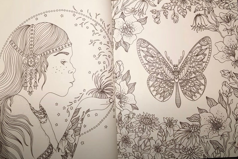 Hanna Karlzon SOMMARNATT Summer Night Japanese Coloring Book Etsy