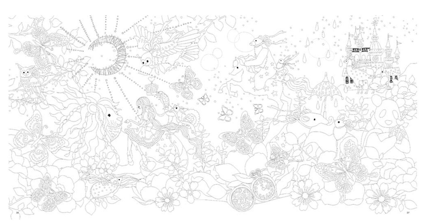 Paradise of Flowers and Animals by Kayo Horaguchi Japanese Scratch Art for  Adults W/ Scratch Pen, Healing Autonomic Nerves -  Sweden
