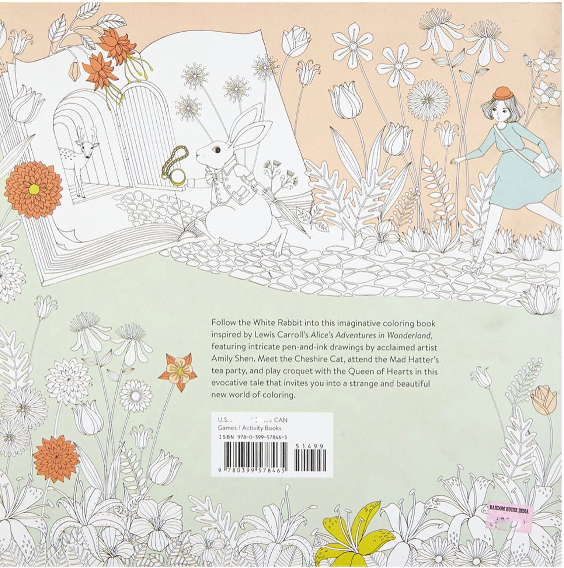 Wonderland: A Coloring Book Inspired by Alice's Adventures - Etsy