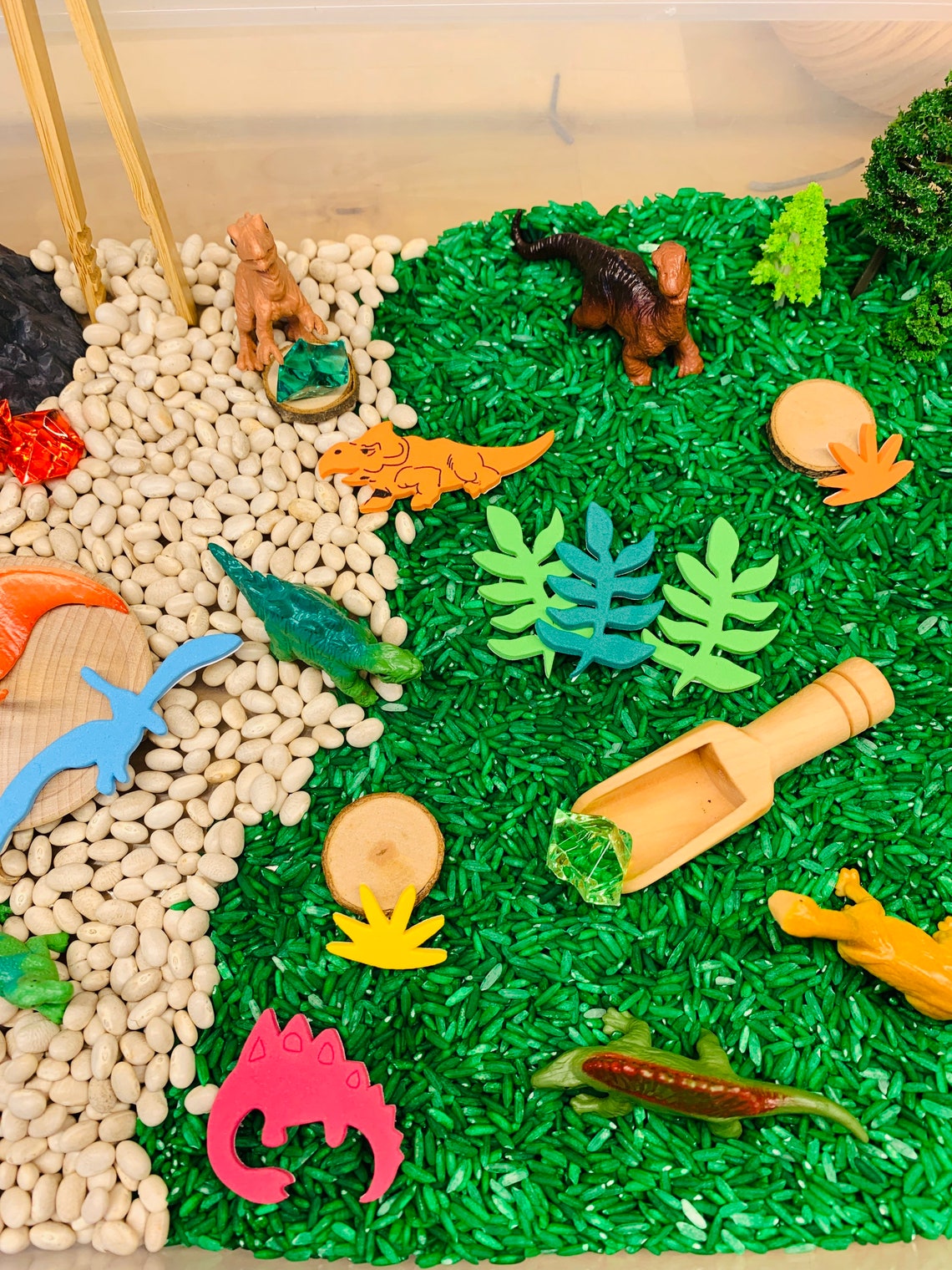 Dinosaur Sensory Bin Dinosaur sensory kit dinosaur birthday Etsy