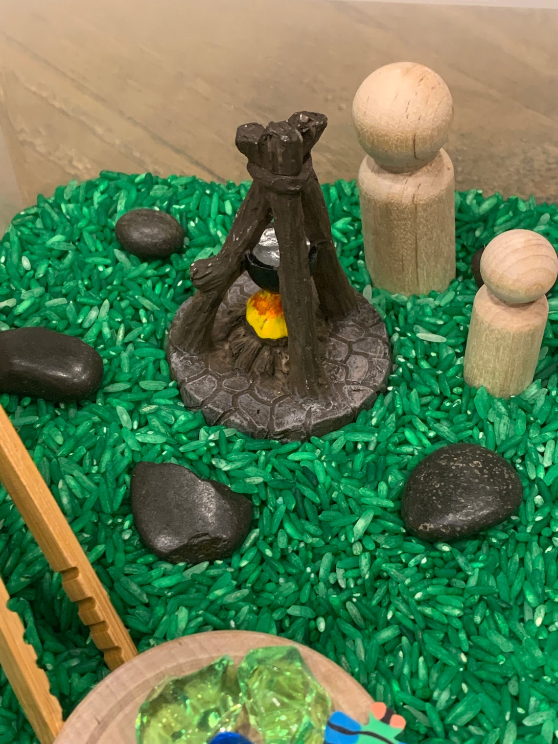 Camping Sensory Bin Sensory Bin Sensory Kit Nature Sensory Etsy