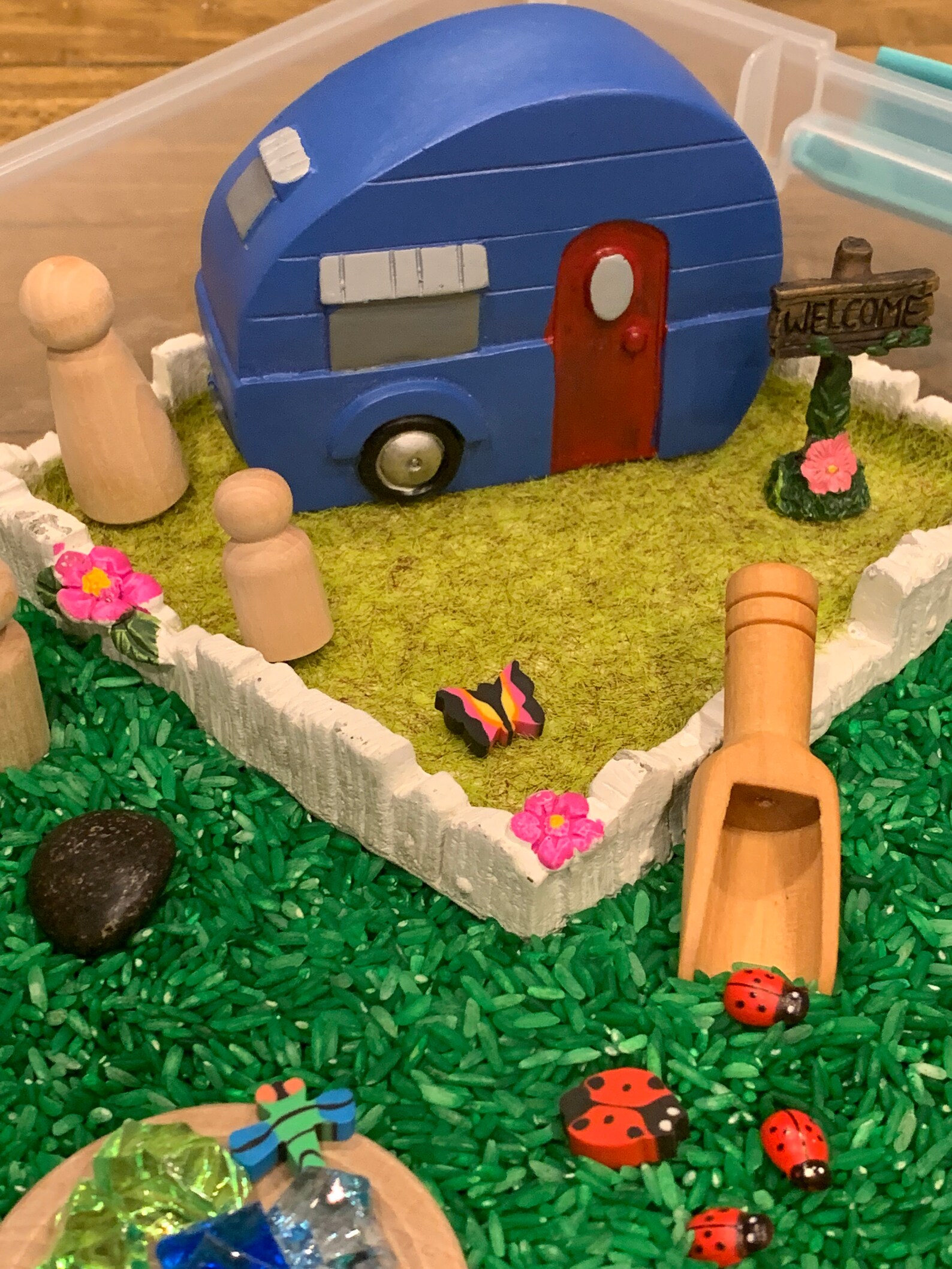 Camping Sensory Bin Sensory Bin Sensory Kit Nature Sensory Etsy