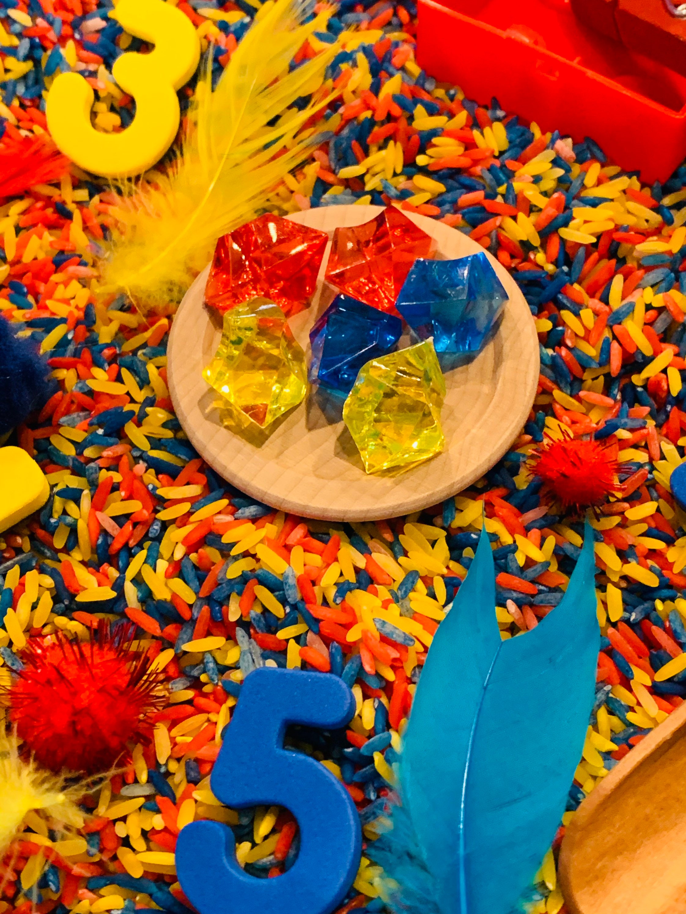 Numbers Sensory Bin Numbers Sensory Kit Sorting sensory Kit Etsy