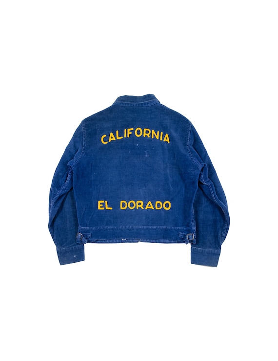 FFA California 1970s embroidered corduroy jacket