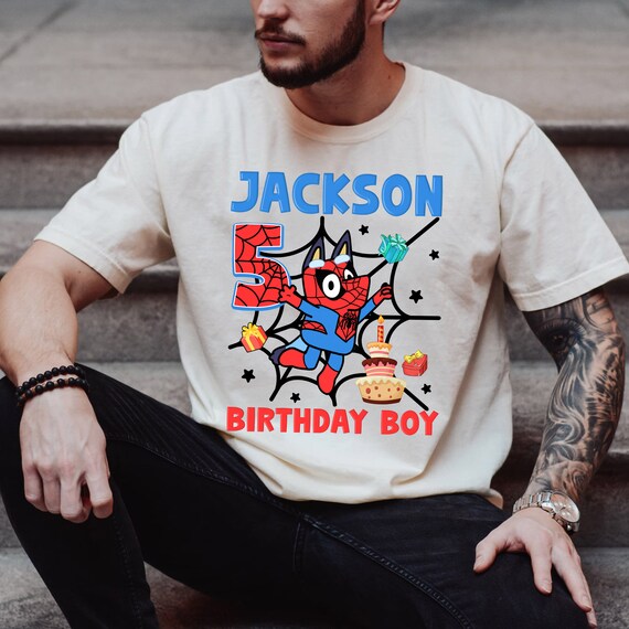 Birthday Bluey T-shirt / Bluey Birthday custom t-shirt