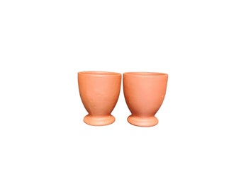 Clay Cups| Traditional Style| Kullad |Serving cups for tea, coffee, milk and dessert| Clay Mugs| Indian Handmade | 250ml Cup - 2 PC set